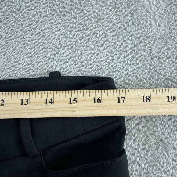 Ann Taylor Loft Black Skinny Pants Size 8 Blend Mid-Rise Womens 5778 - Picture 7 of 11